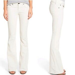 RAG & BONE White Elephant Bell Jeans Low Rise Size 29